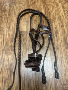 O/S Hadfield bridle w reins