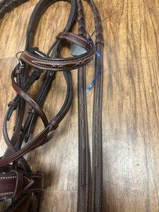 O/S Hadfield bridle w reins