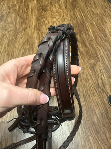 O/S Hadfield bridle w reins